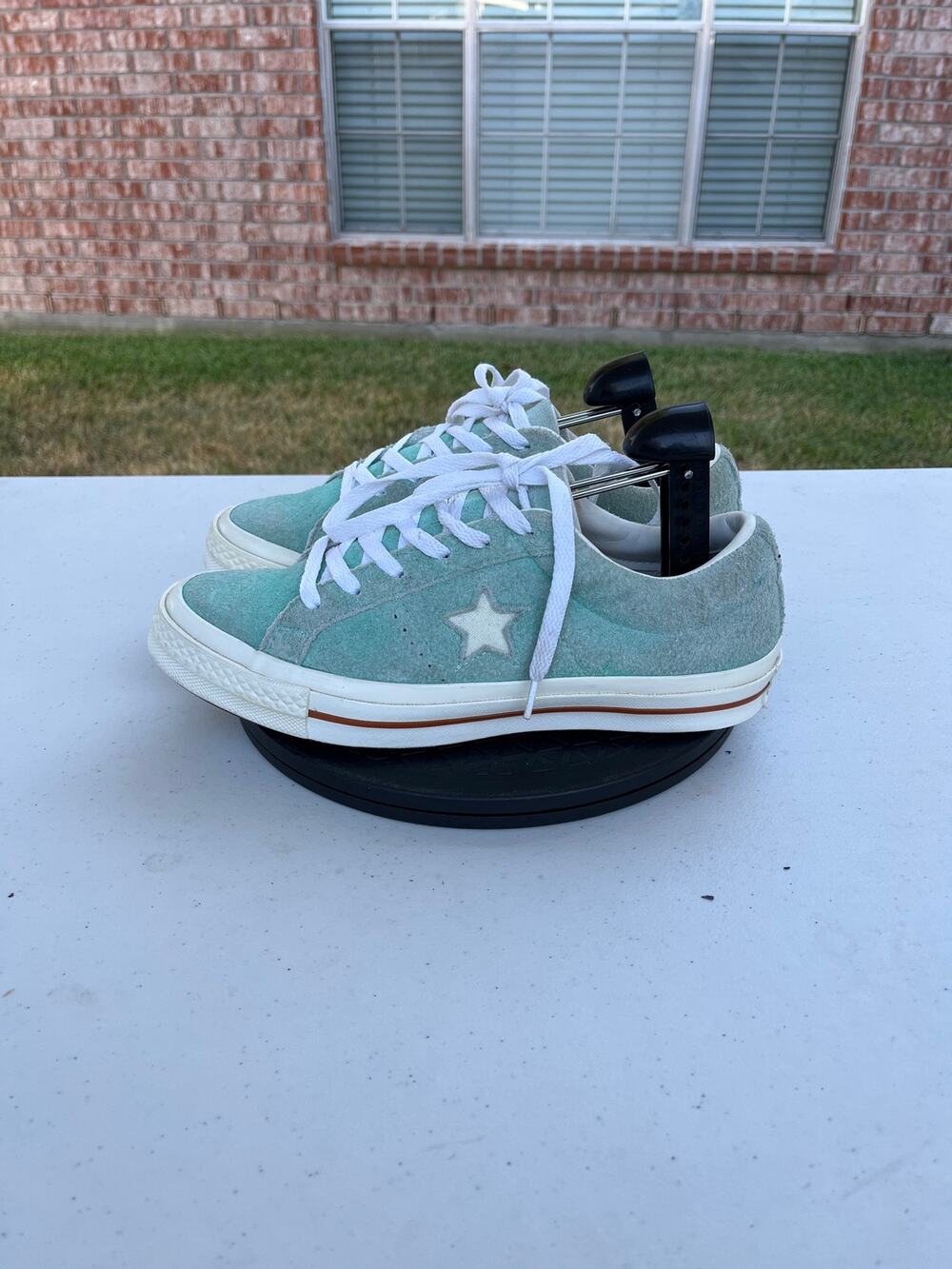 Womens Converse One Star Pro 'Algae Coast' Suede Sneakers Size 9